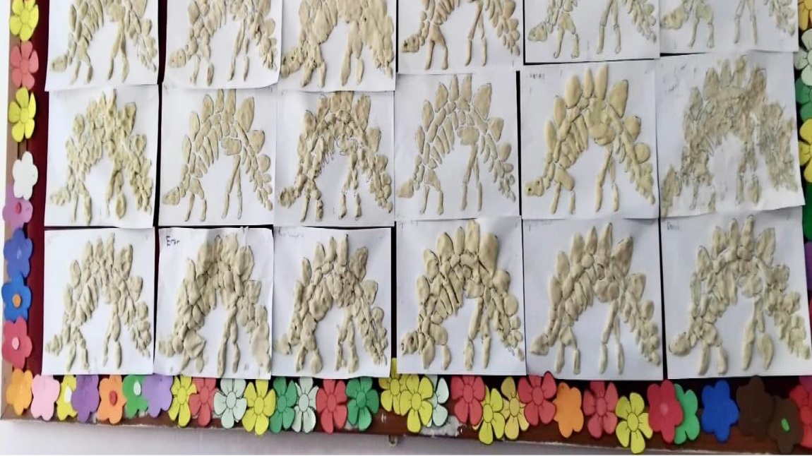 Tuz Hamuruyla Dinozor Fosili
